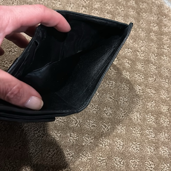 Chanel W/COA Card Classic Vintage Interlocking CC Logo Small Snap Bifold Wallet - Picture 6 of 9